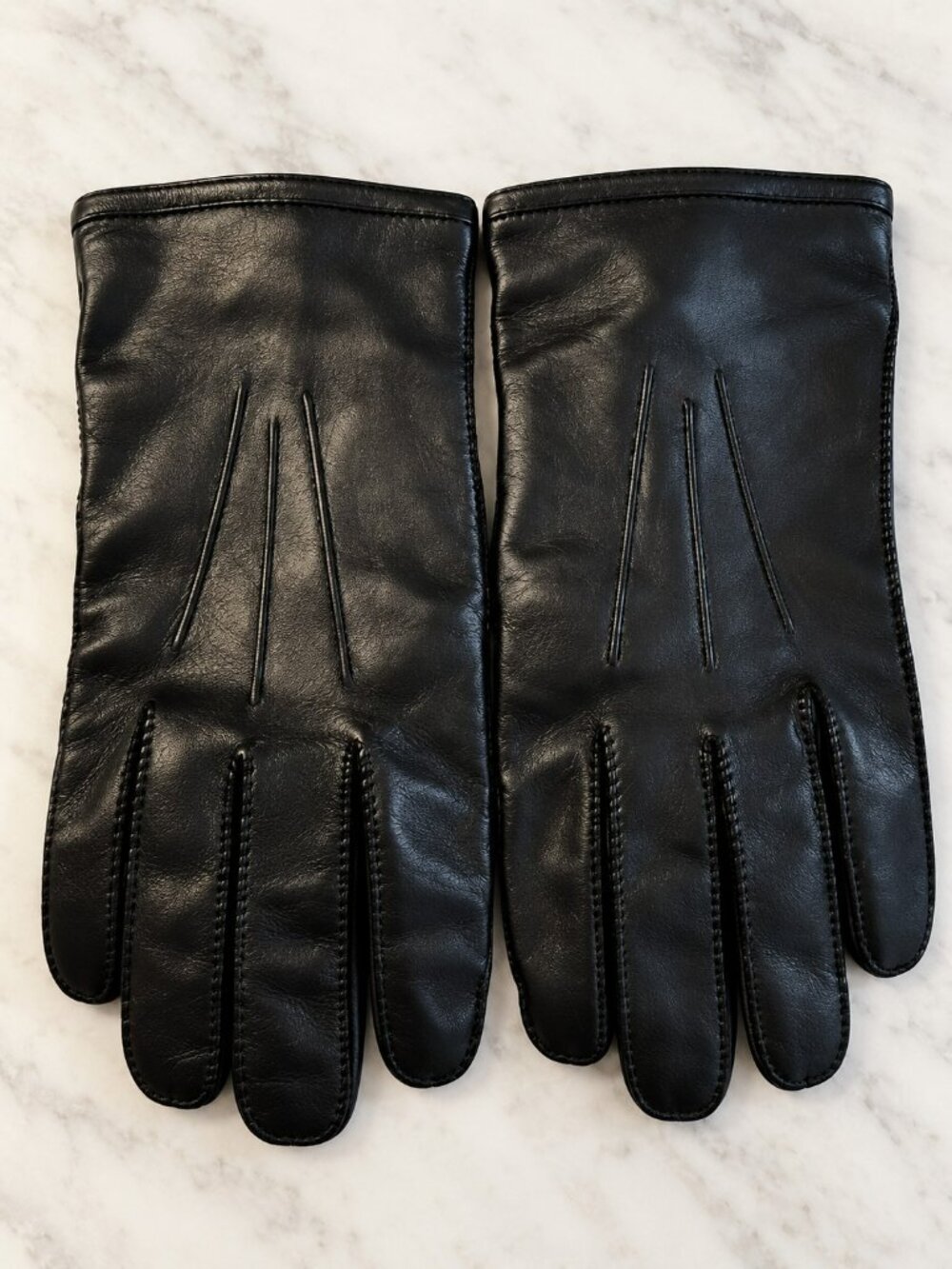 Wilson Leather Black Genuine Leather Gloves Men’s XL Classic Winter Dress
